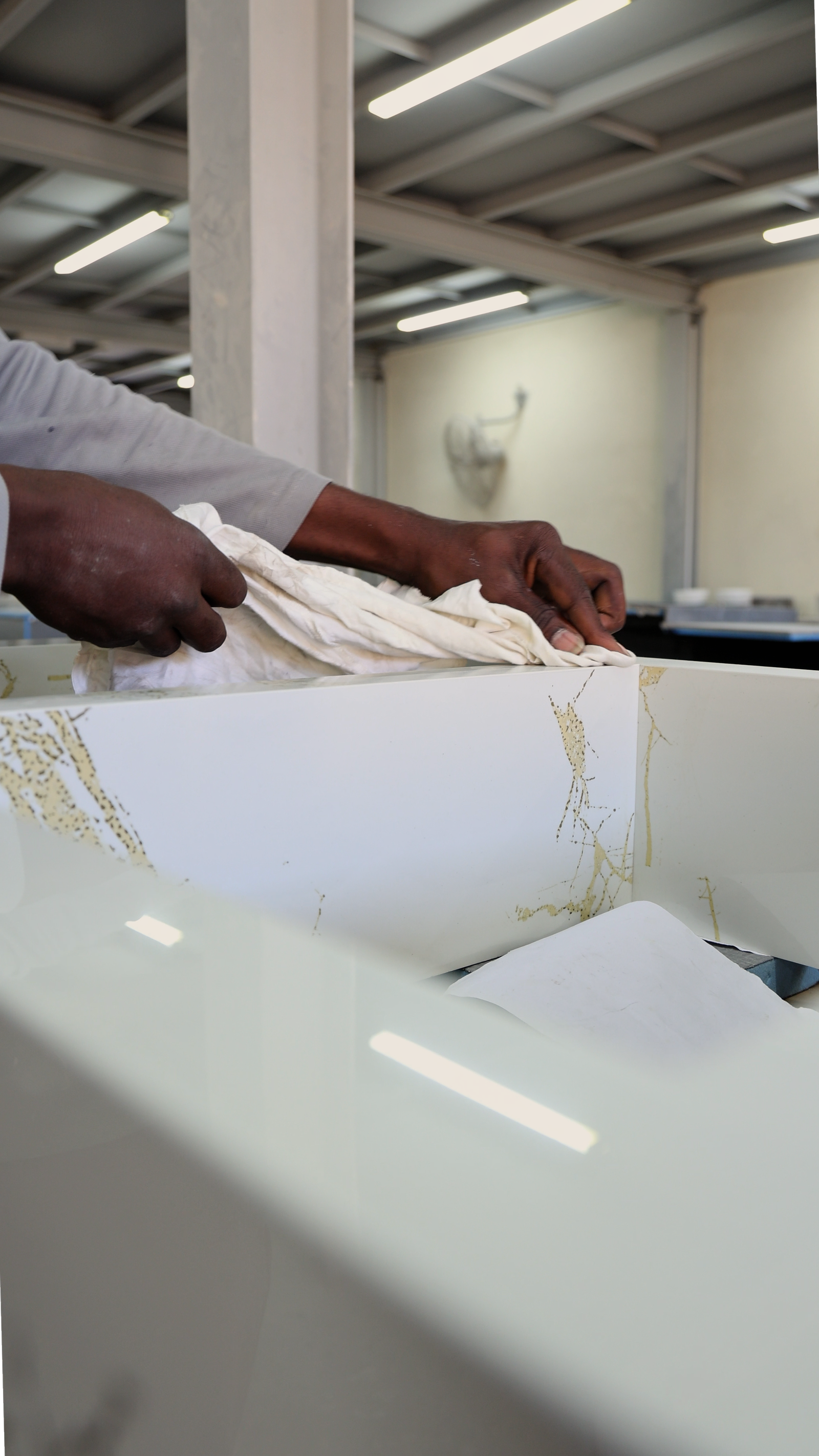 Porcelain Counter Production